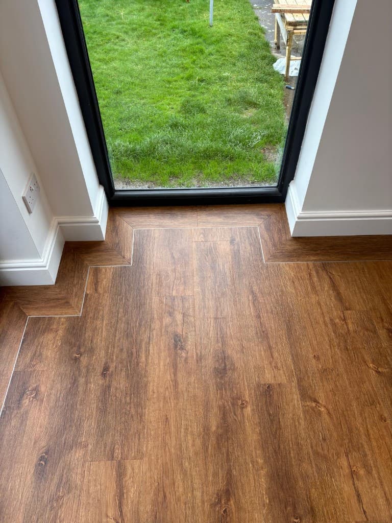 Custom border detail by window
